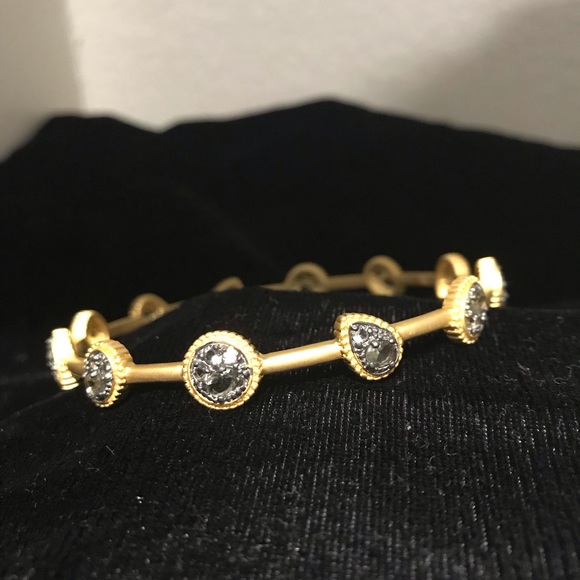 Freida Rothman Jewelry - Freida Rothman Gold/Black bangle 2.75” diameter